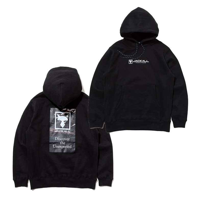 西日本釣り博限定品
DISCOVER LOGO パイルフーディ
ブラック／S・M・L・XL・XXL
