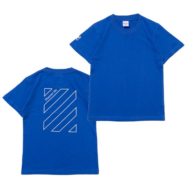 西日本釣り博限定品
DISCOVER LOGO Tシャツ
ブルー／110・130・150