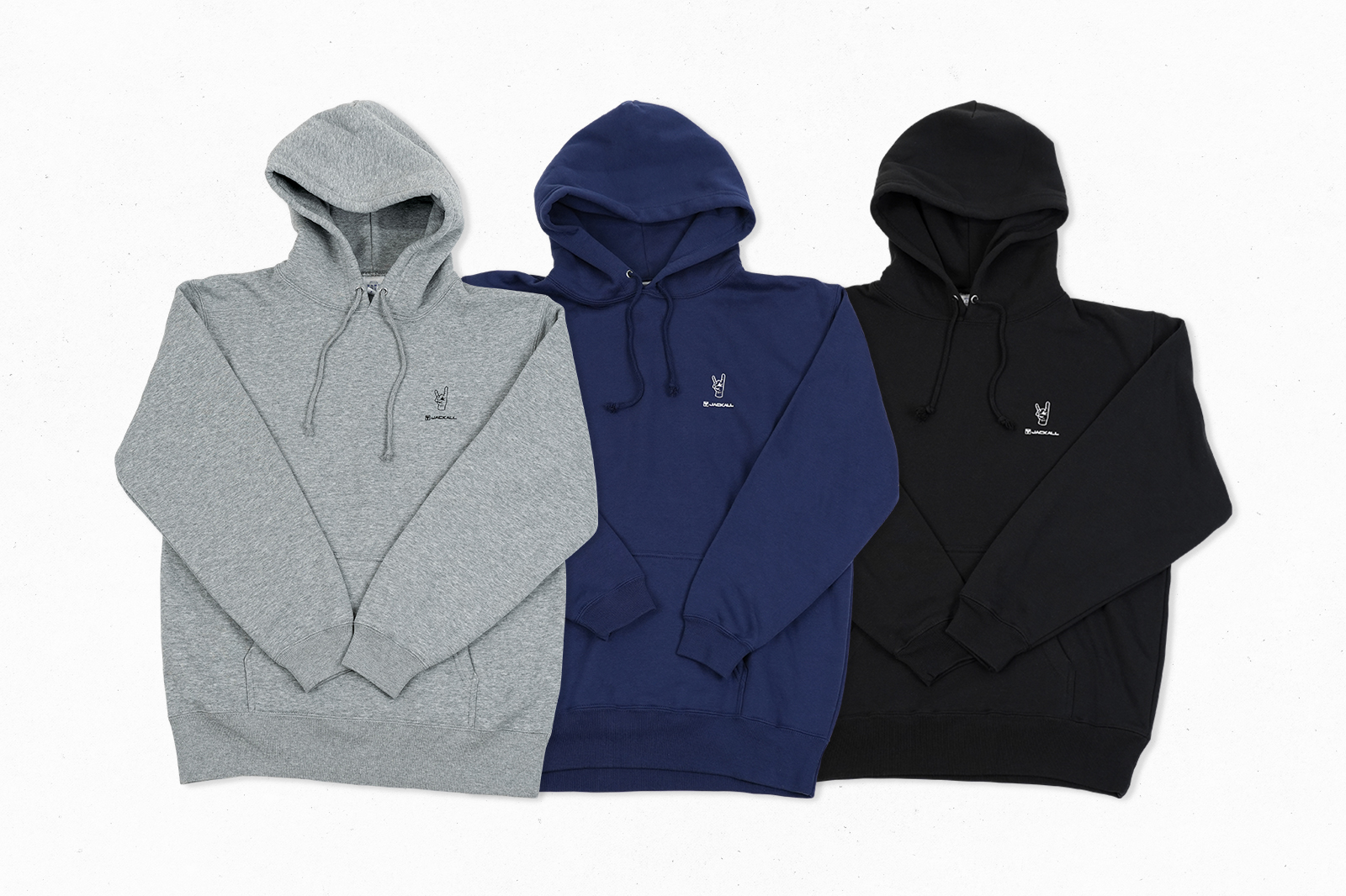 ハンドサインロゴTシャツ【グレー/インディゴ/ブラック】