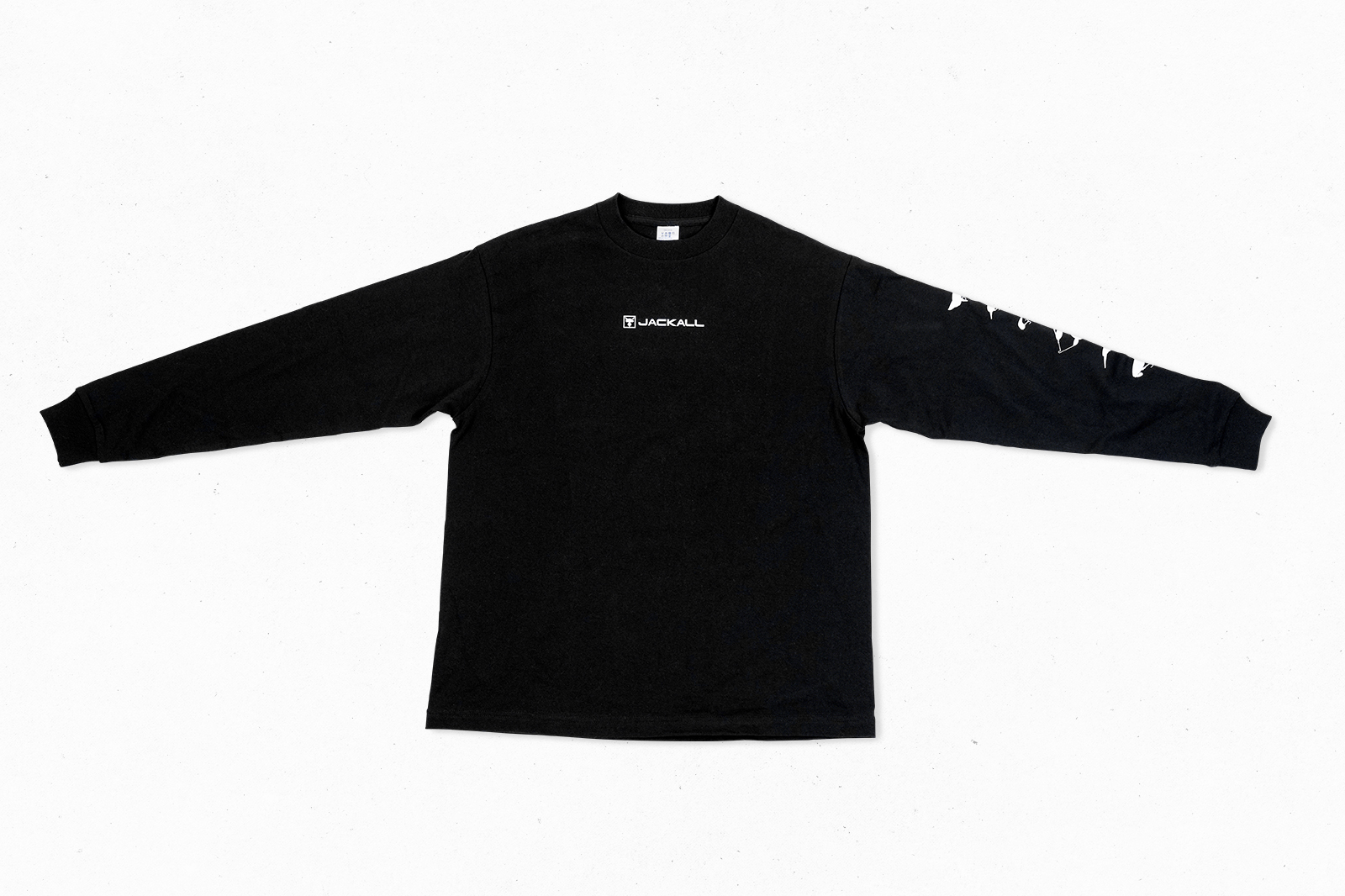 ロングスリーブT【ブラック/ホワイト