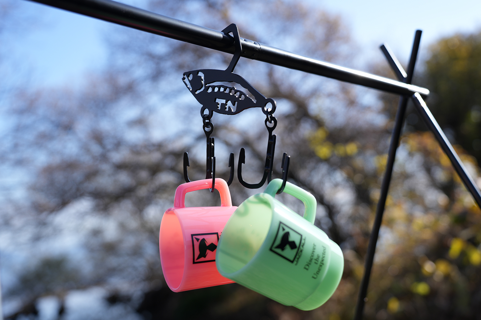 アウトドアフック 使用イメージ