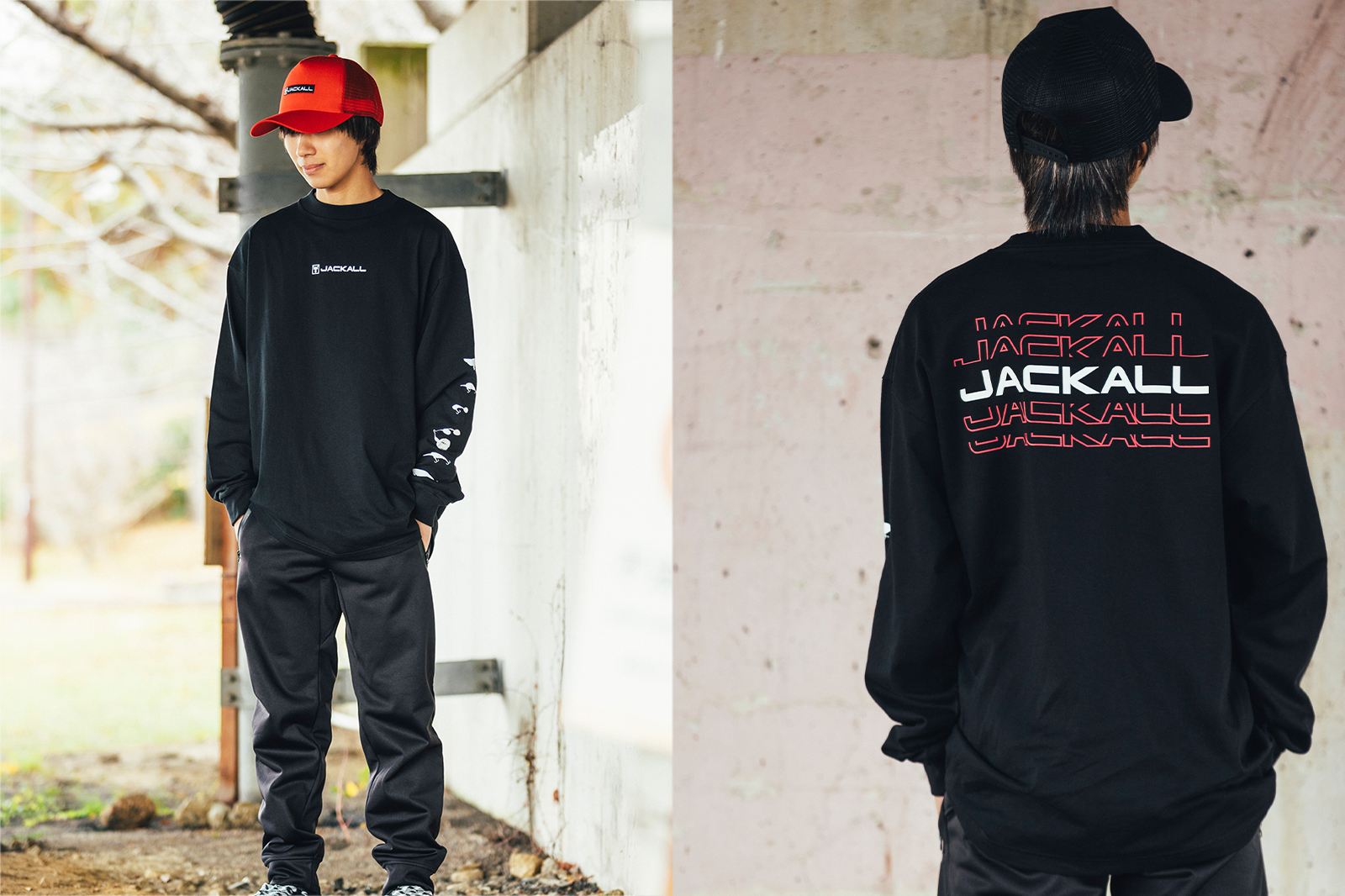 ロングスリーブT【ブラック】