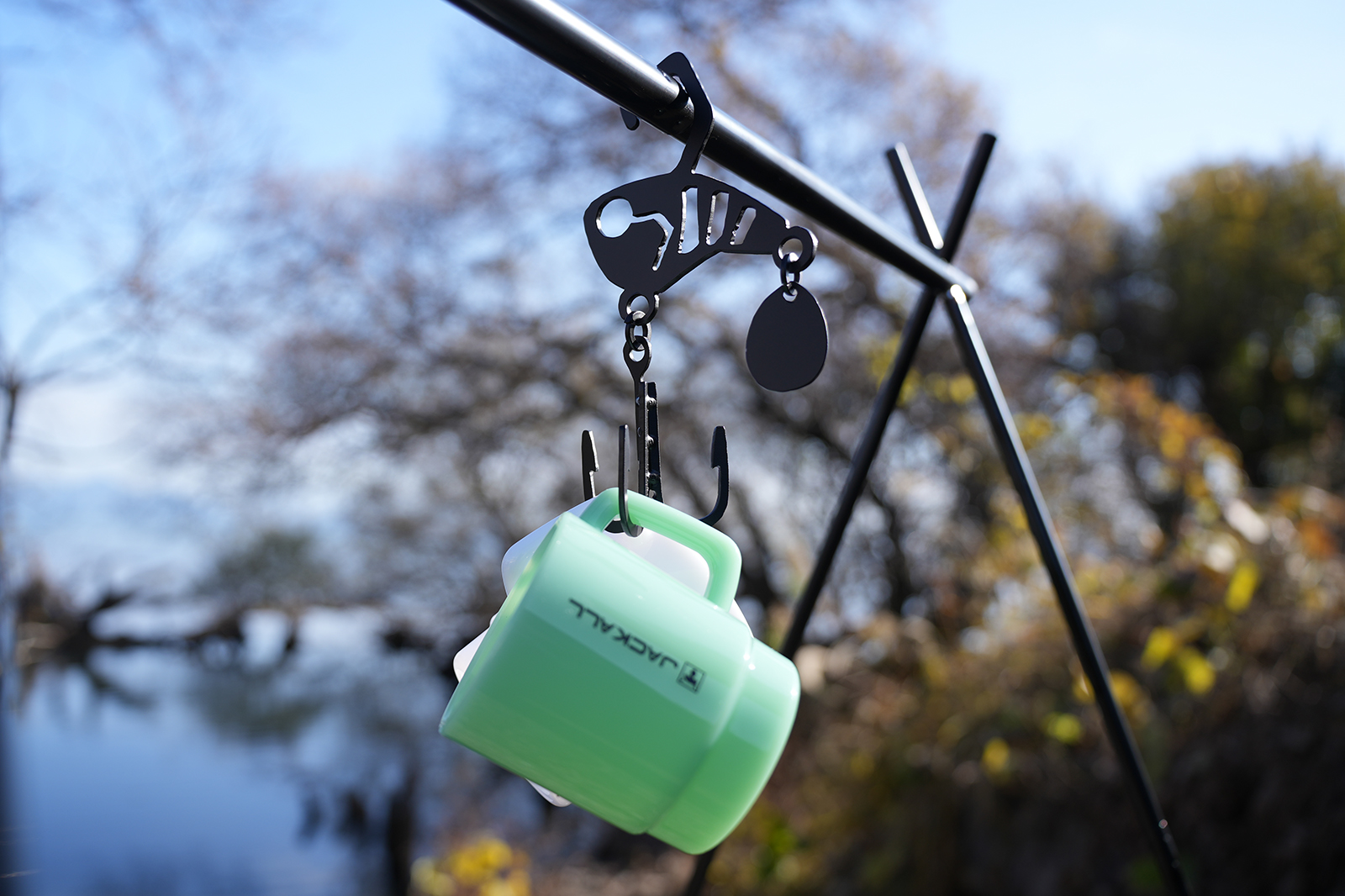 アウトドアフック 使用イメージ