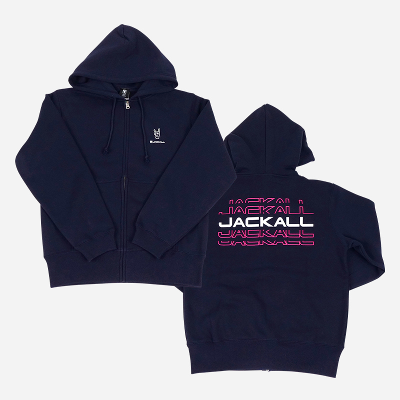 ザ・キープキャスト会場限定 ハンドサインフーディ 「ネイビー」