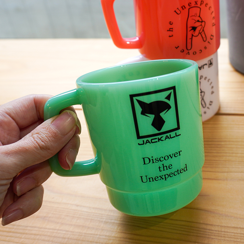 ザ・キープキャスト会場限定 スタッキングカップ 「ホワイト/グリーン/ピンク」