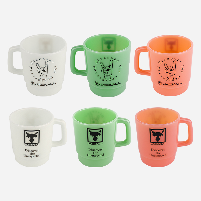 釣りフェス会場限定 スタッキングマグカップ 「ホワイト/グリーン/ピンク」