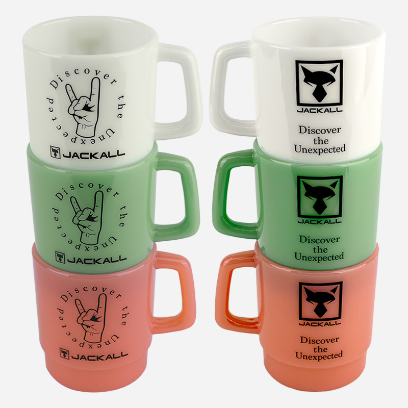 釣りフェス会場限定 スタッキングマグカップ 「ホワイト/グリーン/ピンク」