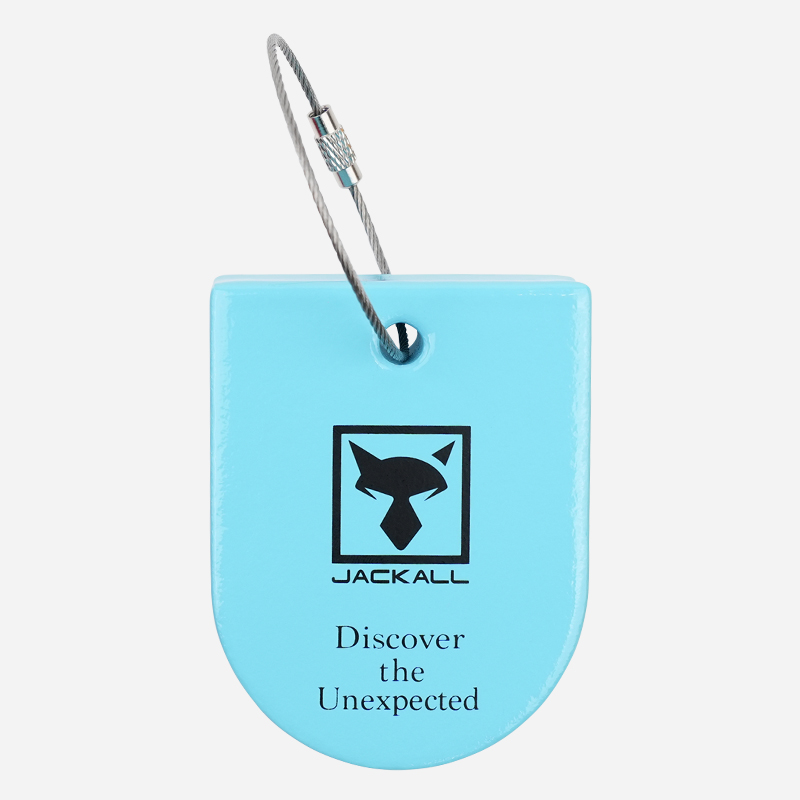 釣りフェス会場限定 フローティングキーホルダー シールド 「ライトブルー」