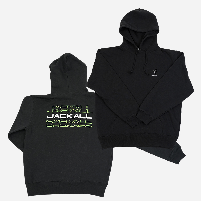 釣りフェス会場限定 ハンドサインフーディ 「ブラック」