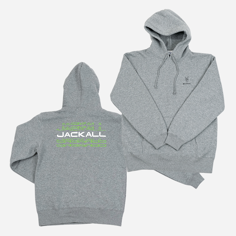 釣りフェス会場限定 ハンドサインフーディ 「グレー」