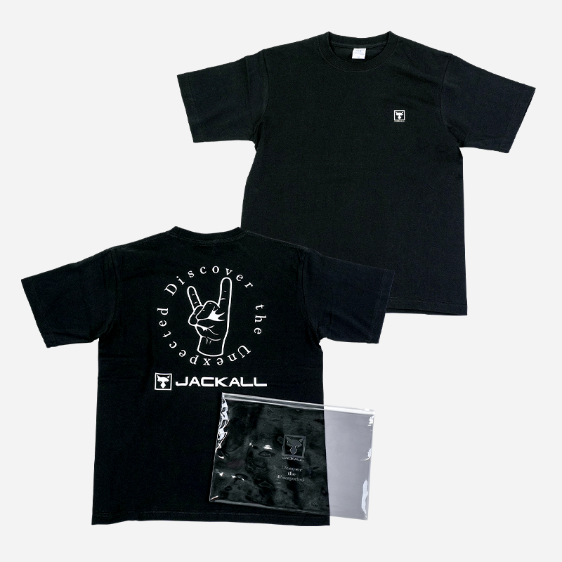 釣りフェス会場限定 ハンドサインロゴTシャツ 「ブラック」