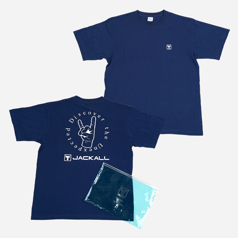 釣りフェス会場限定 ハンドサインロゴTシャツ 「インディゴ」