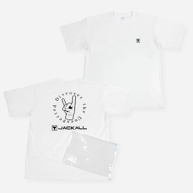 釣りフェス会場限定 ハンドサインロゴTシャツ 「バニラホワイト」