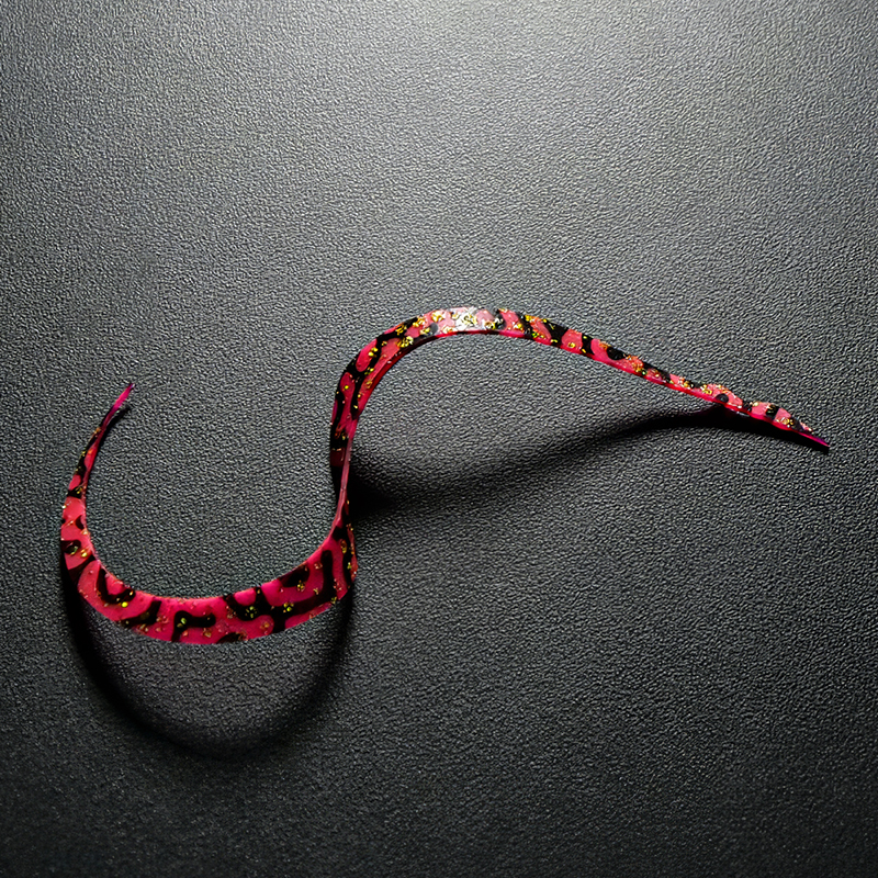 釣りフェス会場限定 ビンビンスイッチT+ネクタイ マスターカーリー 「サバシマピンクゴールドラメ」